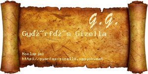 Gyárfás Gizella névjegykártya